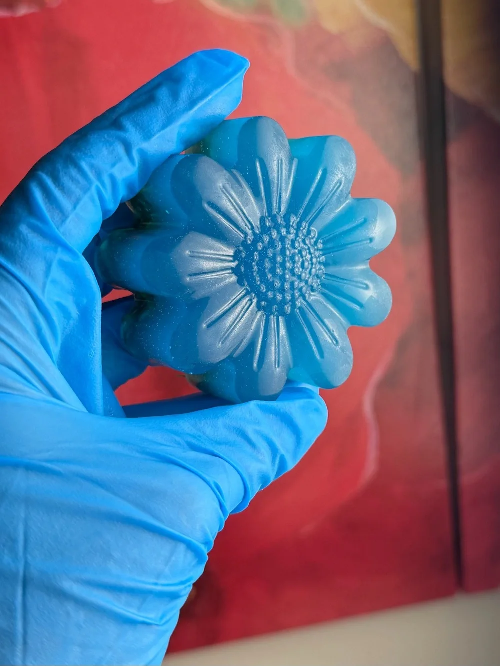 Flores Azules Blue Floral Artisan Soap